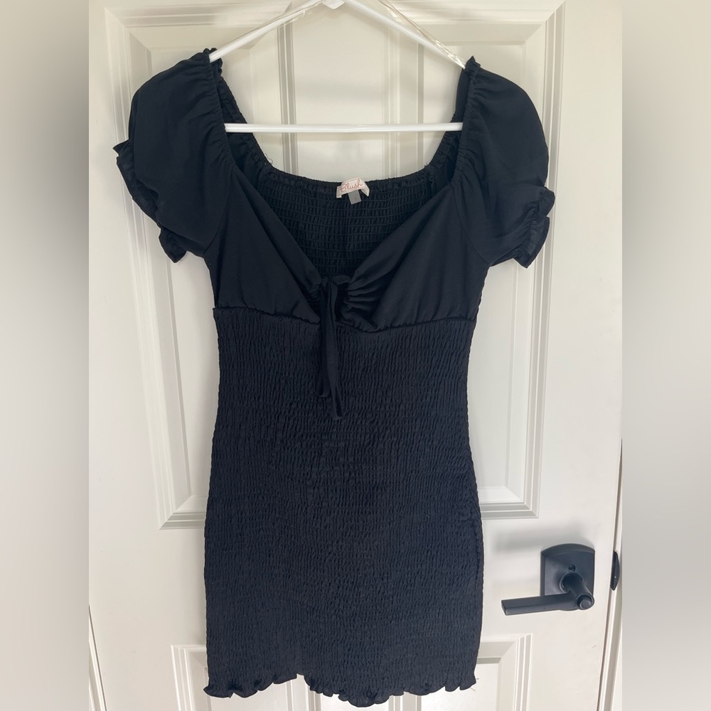 Black mini dress- WORN ONCE